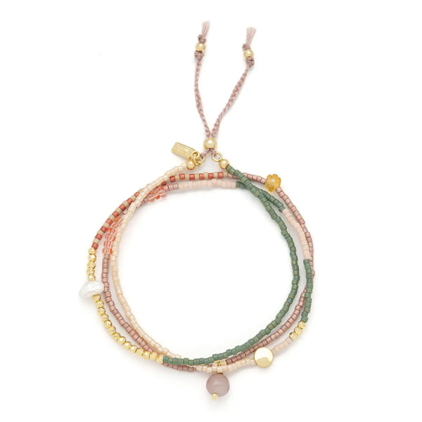 Mixed Media wrap bracelet/necklace