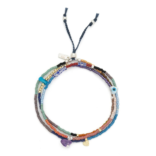 Mixed Media wrap bracelet/necklace