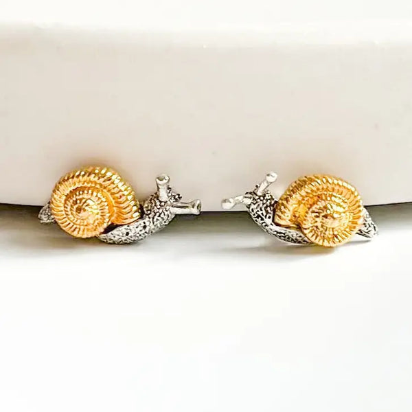 Two Tone Snail Studs