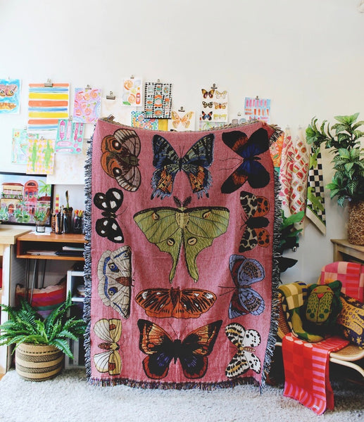 Woven Tapestry Blankets