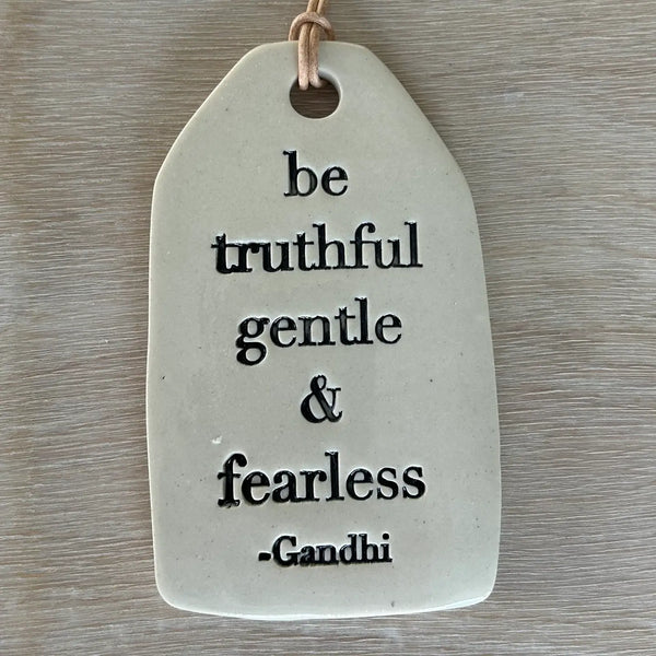 Ceramic Quote Tag