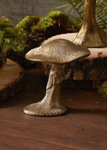 Gold Mushroom Figurine