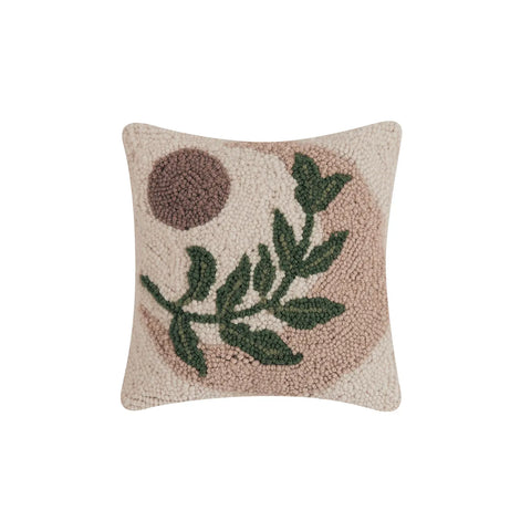Moon and Leaves Hook Pillow