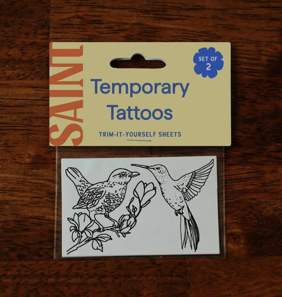 Nature Themed Temporary Tattoos