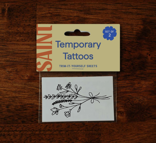 Nature Themed Temporary Tattoos