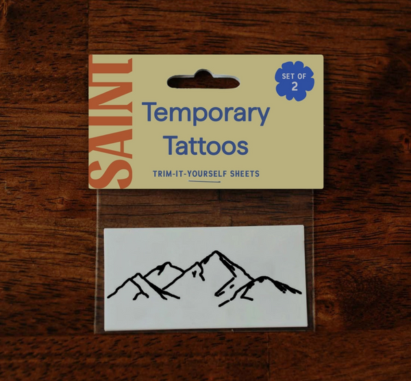 Nature Themed Temporary Tattoos