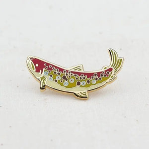 Trout Enamel Pins