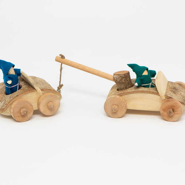 Wooden Tree Tow Truck