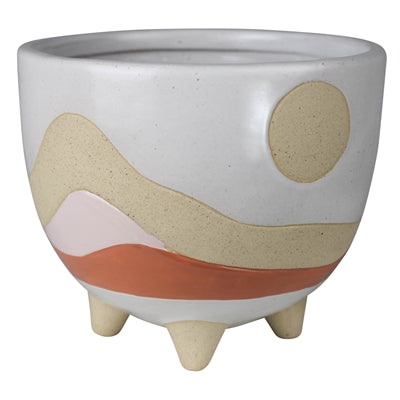 Desert Landscape Footed Planter