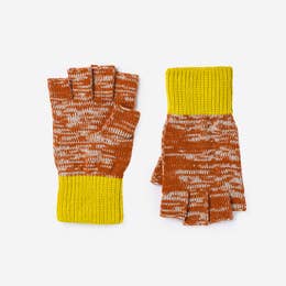 Colorblock Fingerless Gloves