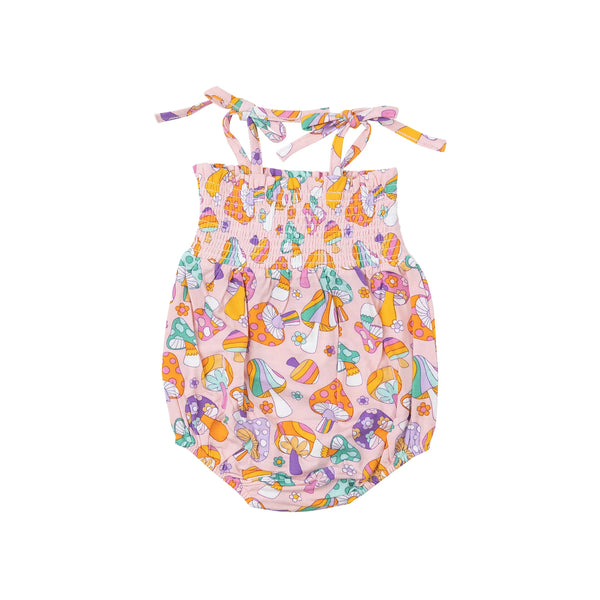 Flower Power Smocked Bubble