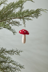 Woodland Felt Mushroom Ornament