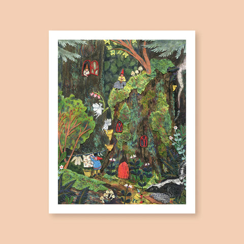 Phoebe Wahl - Gnome Home Print