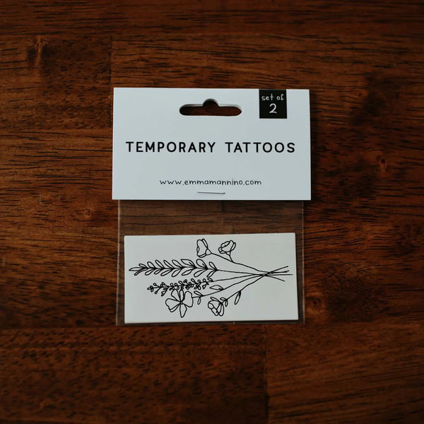 Nature Themed Temporary Tattoos