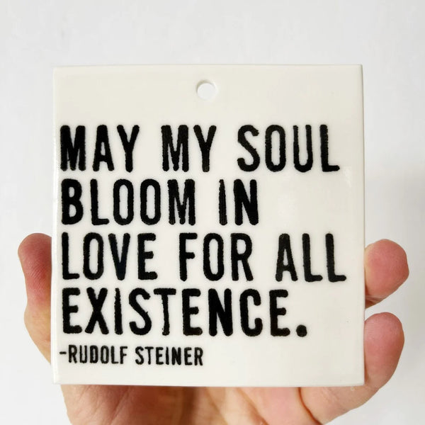 Porcelain Quote Wall Tags