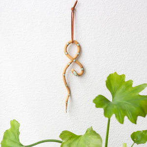 Ceramic Snake Ornament