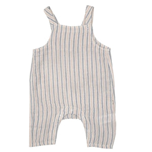 Navy & Clay Nautical Stripe Overall