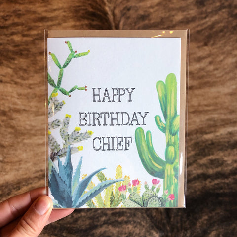 Birthday Chief Card