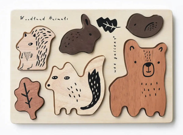 Wooden Woodland Animal Puzzle