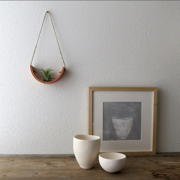 Small Terracotta Hanging Air Plant Cradle
