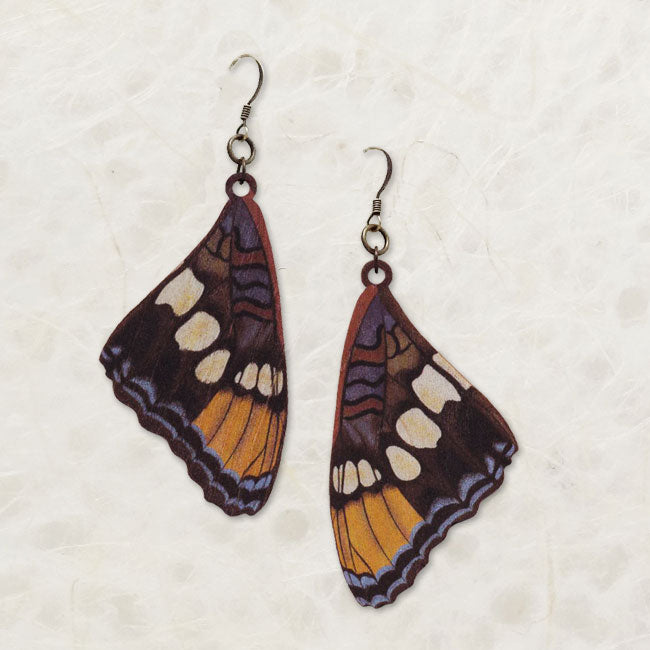 Wood Printed Earrings