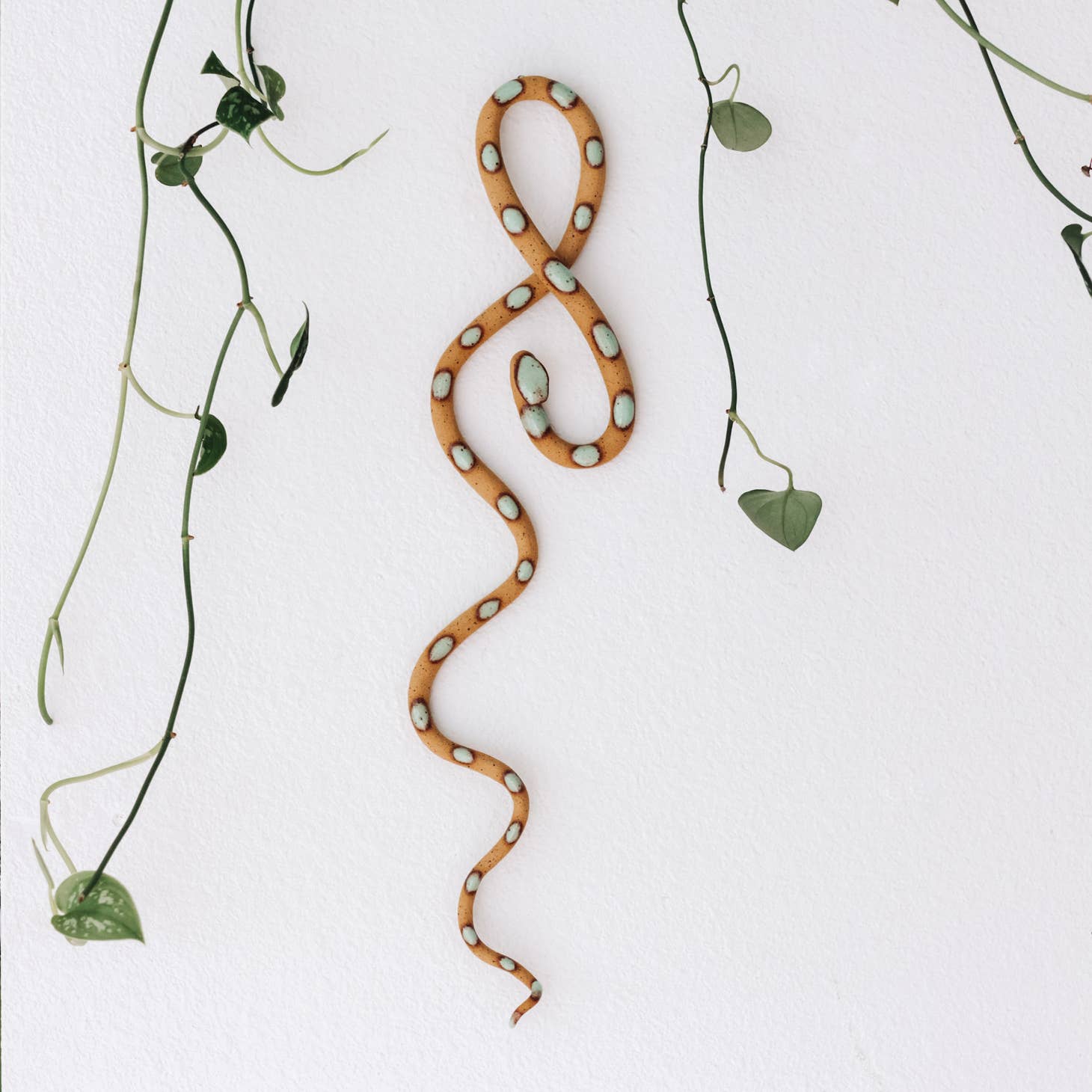 Ceramic Wall Snake - Large