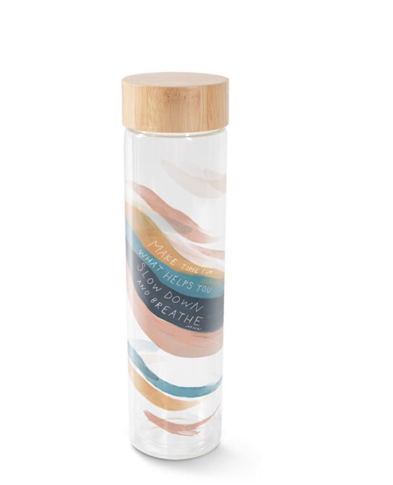 16.9 oz Glass Water Bottle