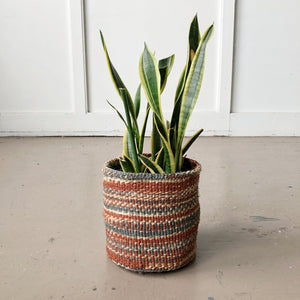 Medium Woven Rwanda Plant Basket