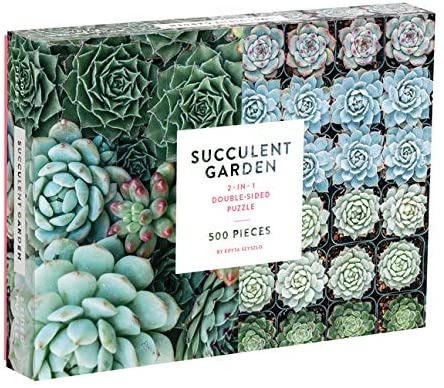 Succulent Garden 2-in-1 Puzzle - 500 Pieces