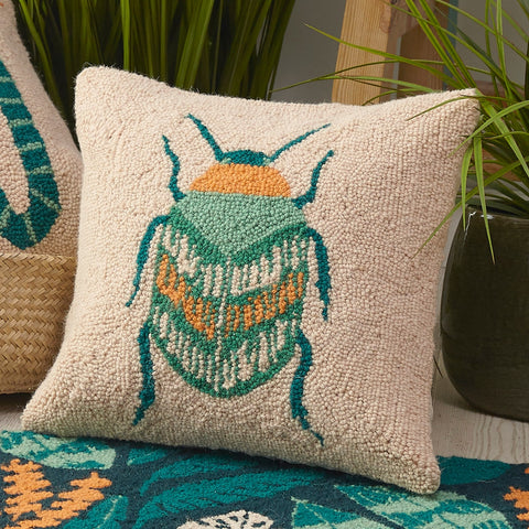 Garden Beetle Hook Pillow