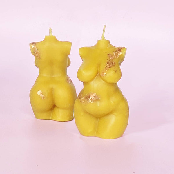 Protection from the Patriarchal Gaze Beeswax Candle