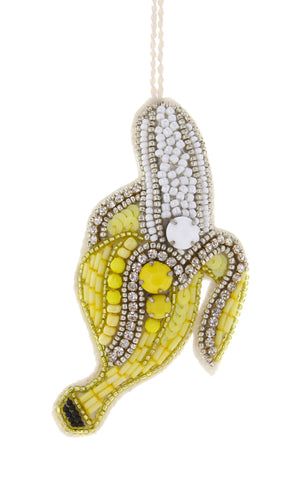 Jeweled Banana Ornament