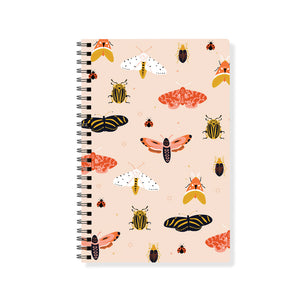 Moth Spiral Notebook