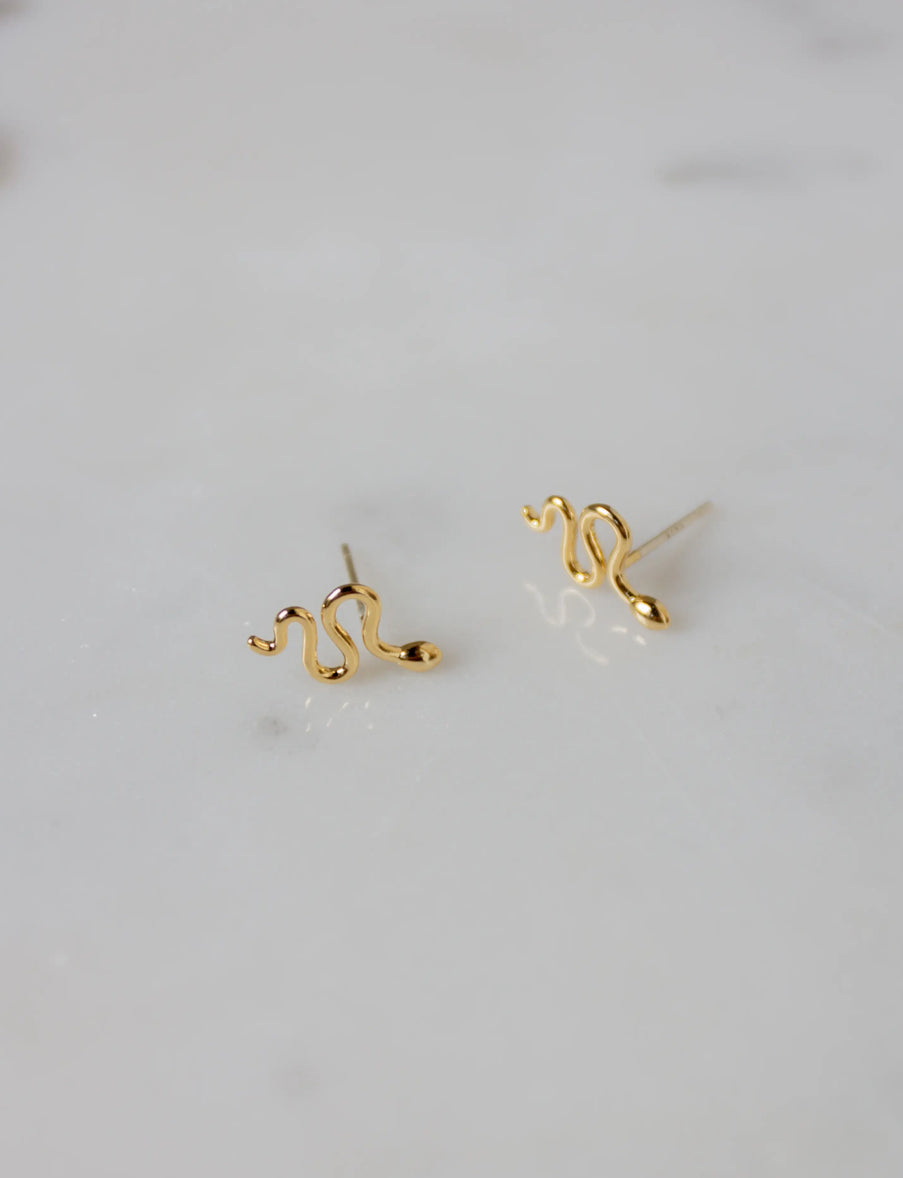 Dainty Snake Studs