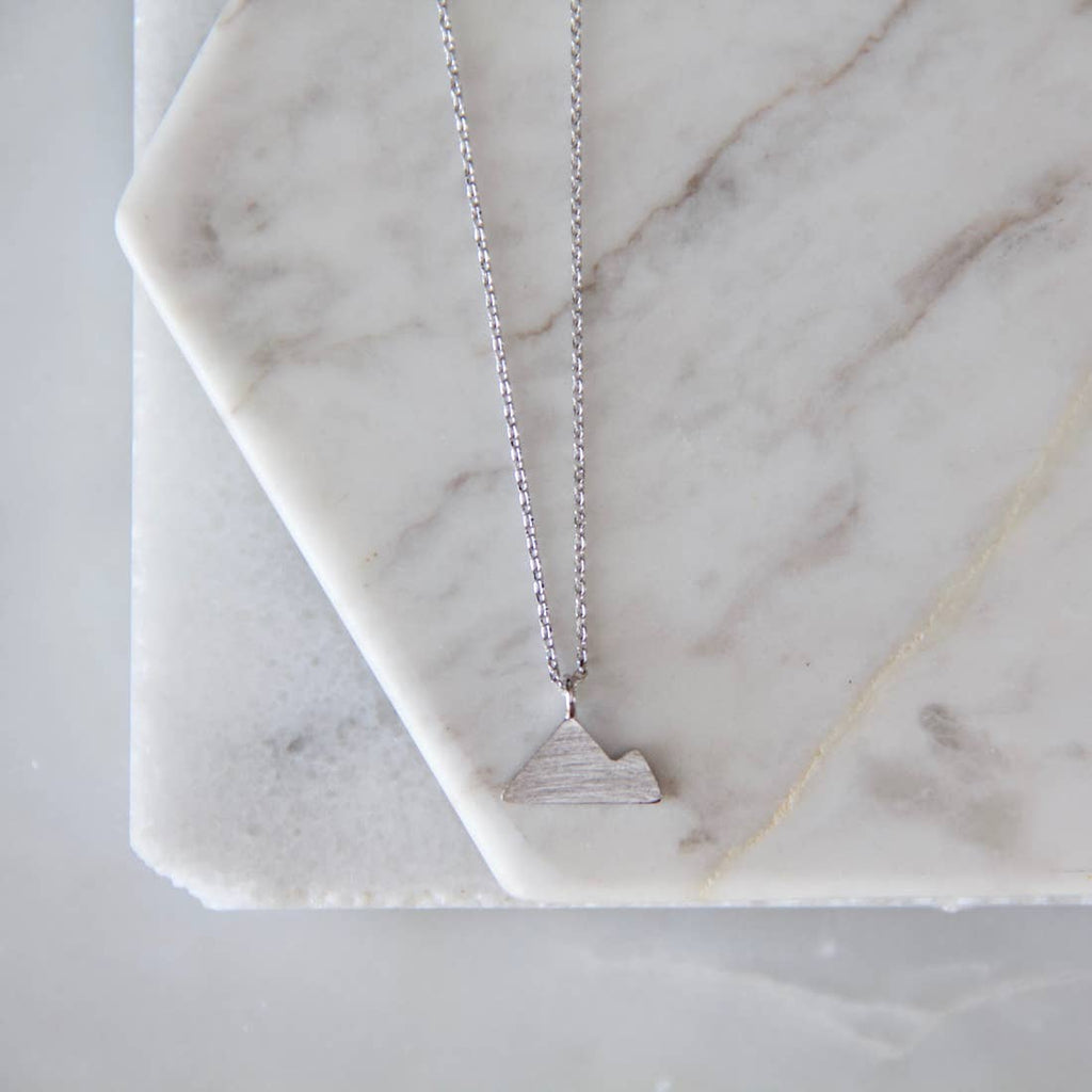 Silver Mountain Necklace stainless - Cheri Taliaferro Jewelry