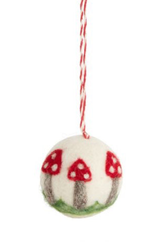 Mushroom Sphere Ornament