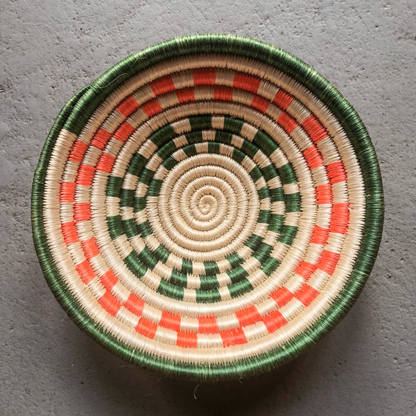 Small African Woven Rwanda Basket