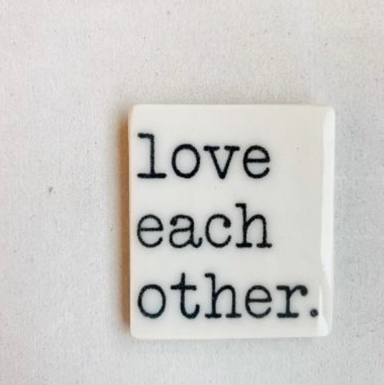 Porcelain Quote Magnets