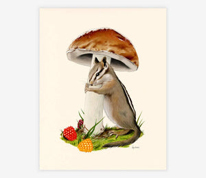"Shelter in Place" Chipmunk Print