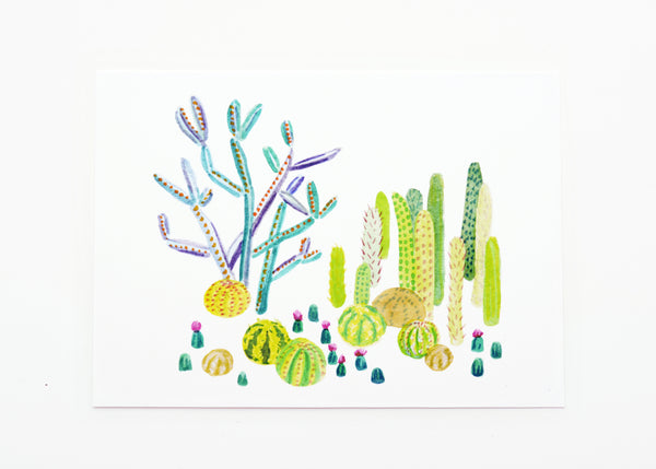 Cacti 2 Art Print