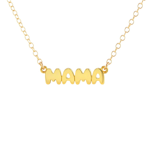 Bubble Charm "Mama" Necklace