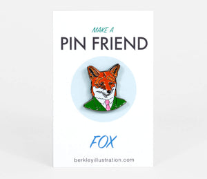 Fox Gentleman Pin