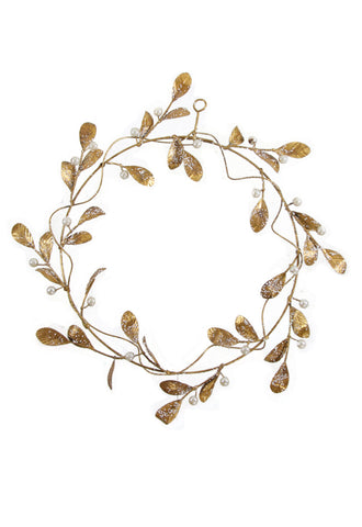Gold Snowberry Wreath