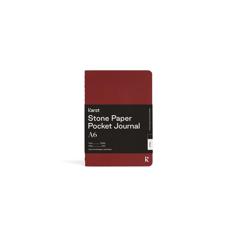 Stone Paper Pocket Journal A6
