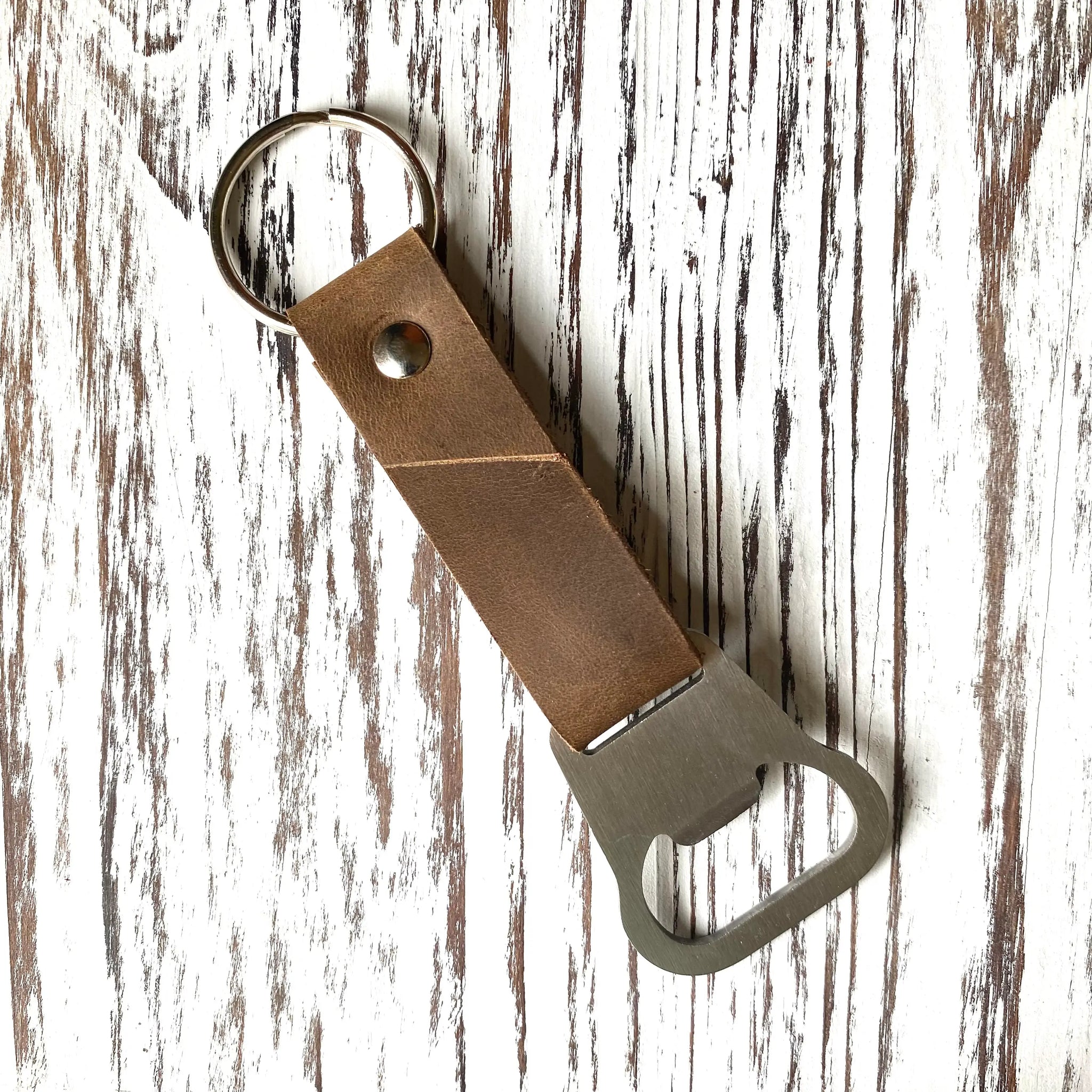 Leather Bottle Keychain