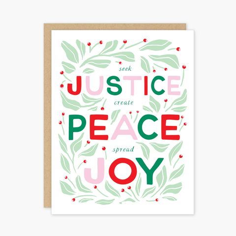Seek Justice Holiday Card