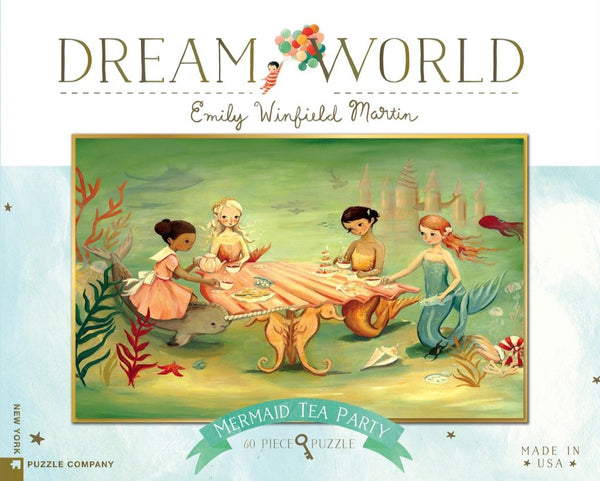 Mermaid Tea Party 60 Piece Puzzle - Emily Winfield Martin