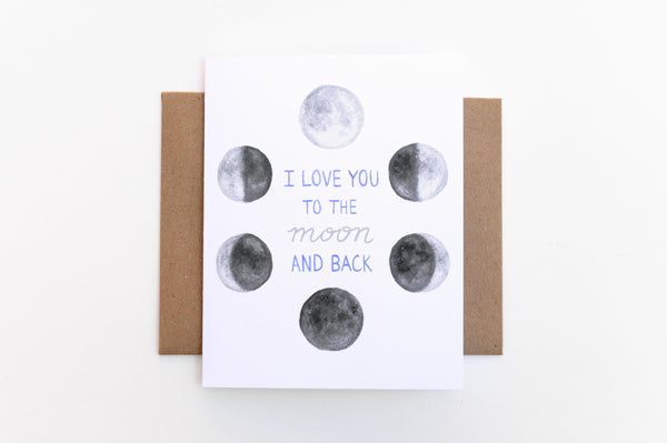 Moon Love Card